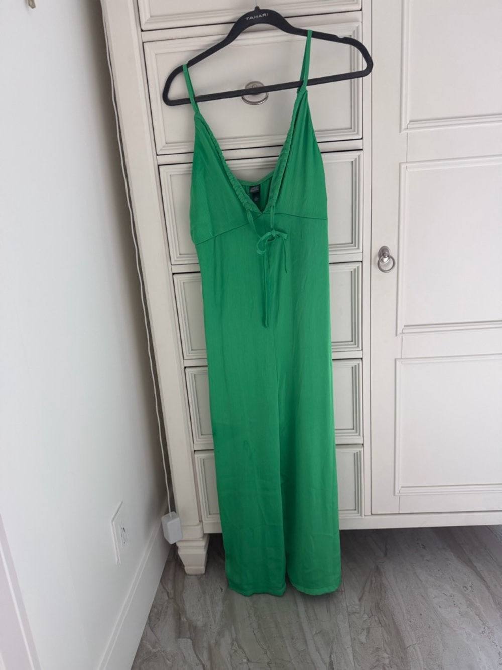 wild fable Bright Green V-Neck Summer Dress
